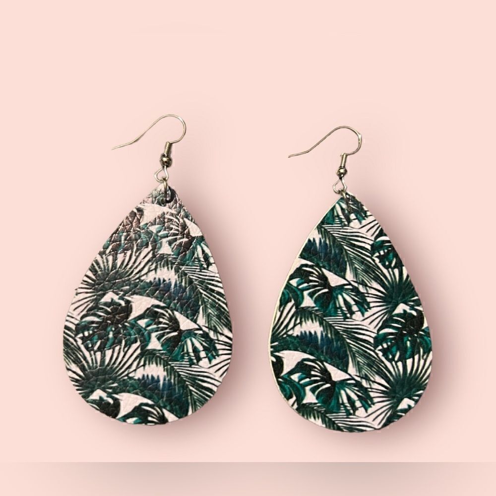 Pick 3/ $15 Brand New Faux Leather Earrings